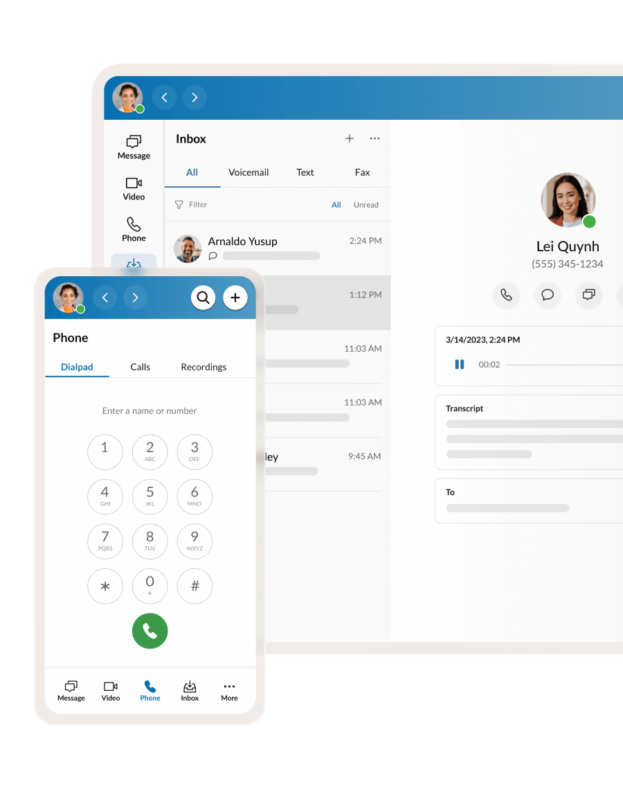Messages, Video, Phone, Contact Centre & AI Solutions in one Platform by  RingCentral