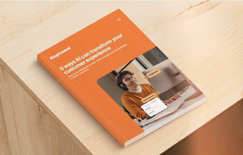 Ebook about using AI to transform customer experience