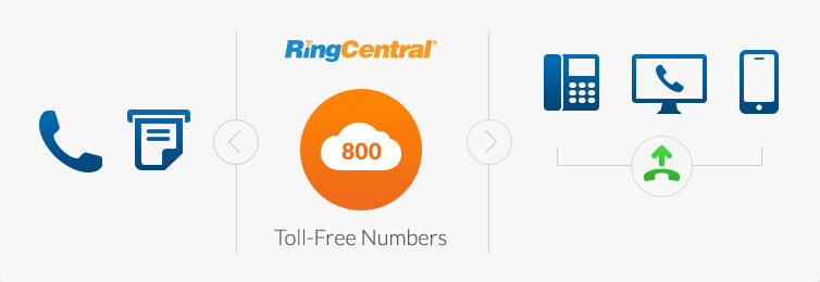 Toll Free Phone Number Service | RingCentral Professional