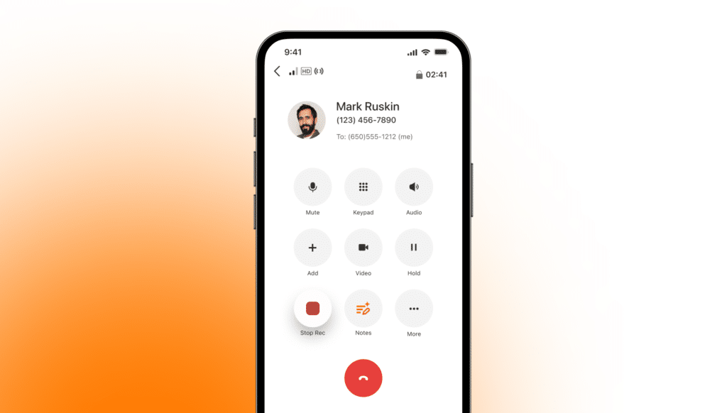 The best way to record a phone call for your business may be with the RingCentral app as it’s free to get started and offers a wide variety of easy-to-use functions.