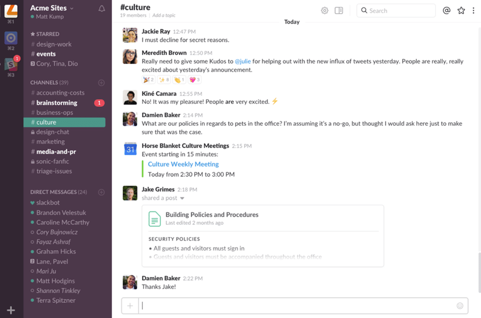 Slack is a business communication tool that will be familiar to many