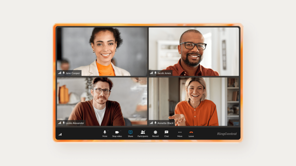 Video meetings are just one part of RingEX when you use it as a team communication app