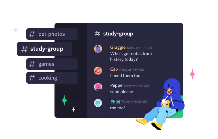 Discord: Better known for gaming but usable as a team communication app