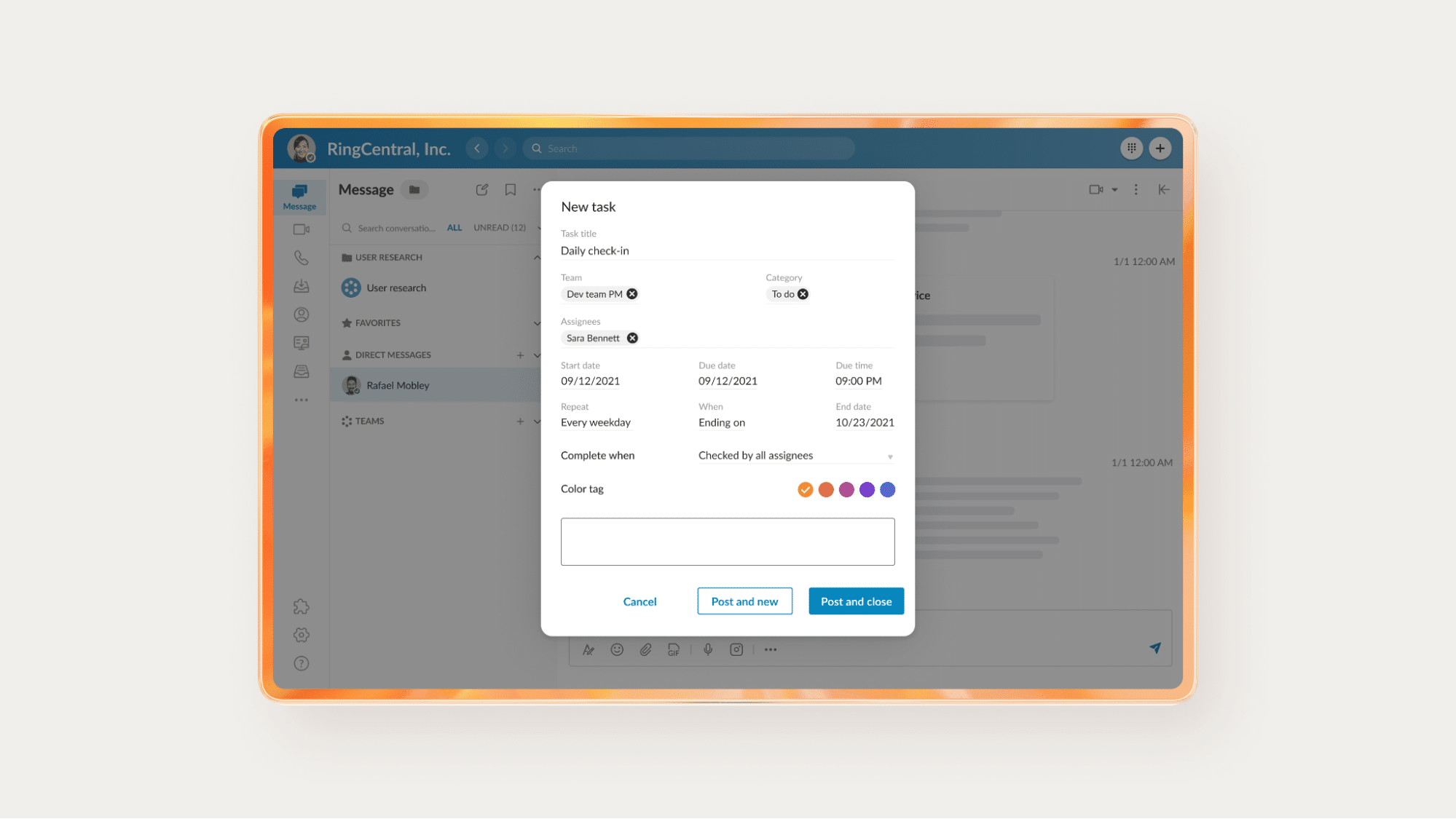 Messaging and task management are just two of many things that get unified with RingEX