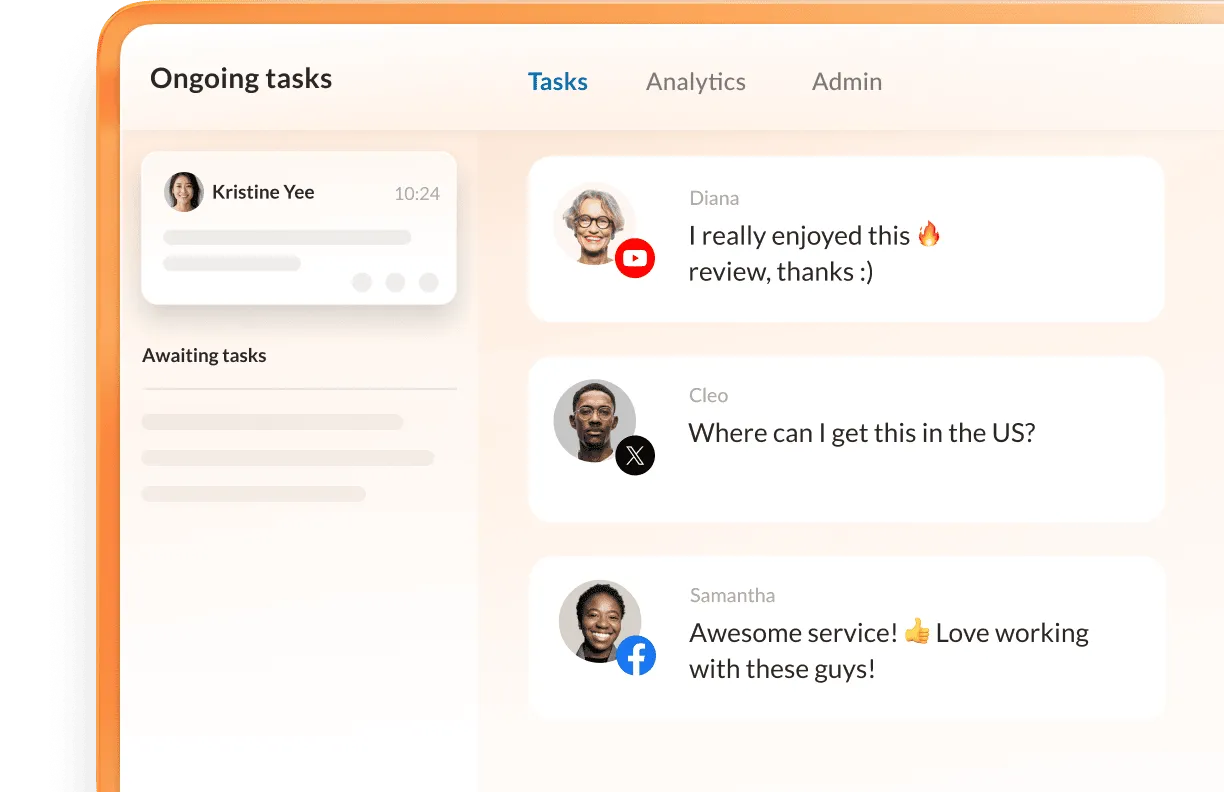 RingCX supports omnichannel interactions