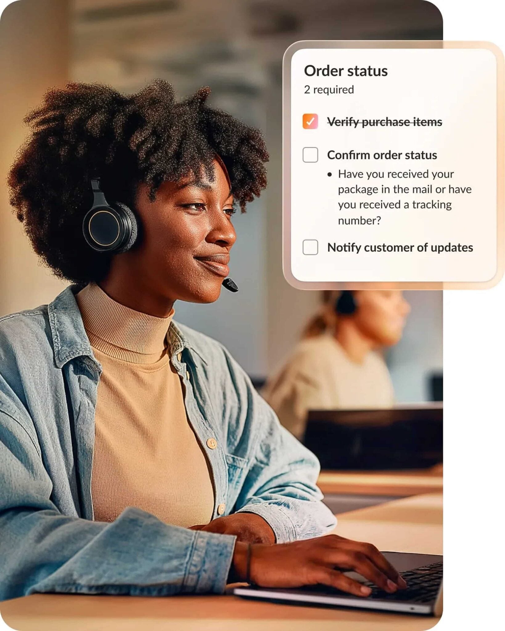 AVA Agent Assist guides agents through custom workflows