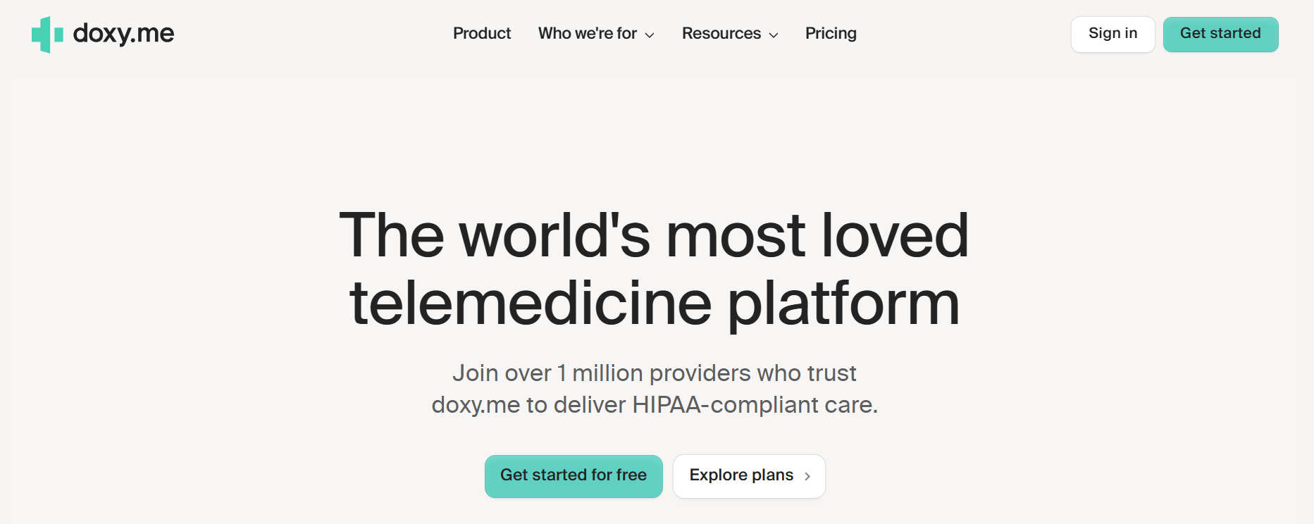 Doxy.me is a browser-based telemedicine platform built for solo practitioners and small practices seeking simple, secure virtual consultations